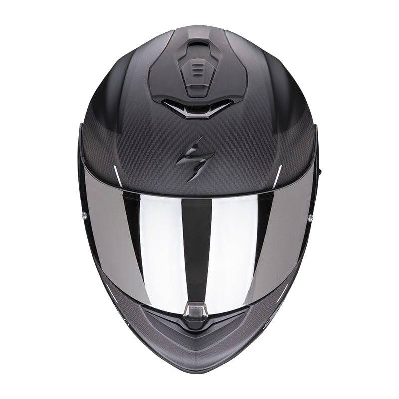 Cască de motocicletă integrală Scorpion EXO-1400 Carbon Air Drik negru-verde mată