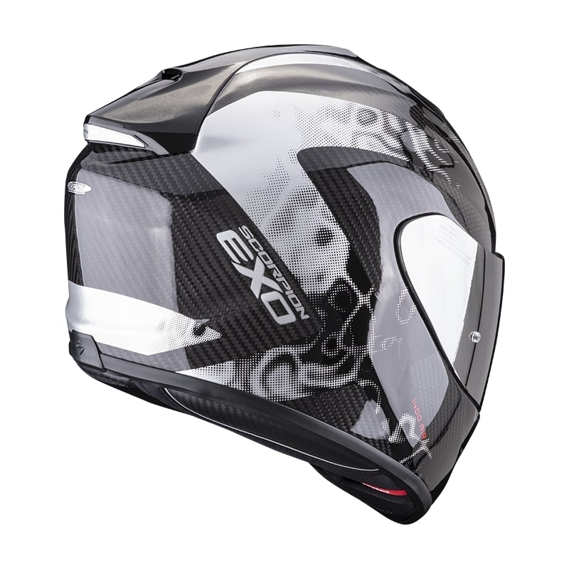 Cască de motocicletă integrală Scorpion EXO-1400 Carbon Air Cloner argint