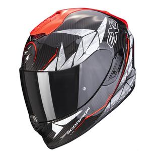 Scorpion EXO-1400 Carbon Air Aranea cască de motocicletă integrală Scorpion EXO-1400 Carbon Air Aranea negru-fluo roșu