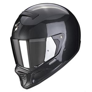 Cască integrală de motocicletă Scorpion EXO-HX1 Carbon SE negru lucios