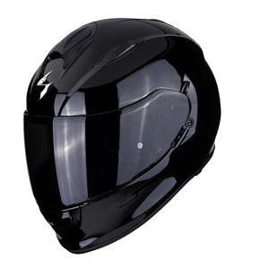 Cască integrală de motocicletă Scorpion Exo-491 Solid black glossy