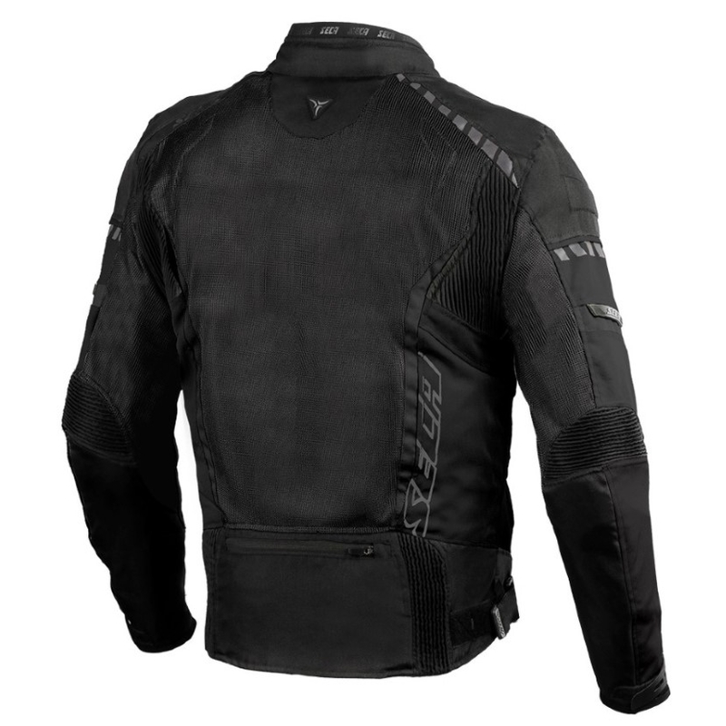 SECA Airflow II jachetă de motocicletă negru lichidare