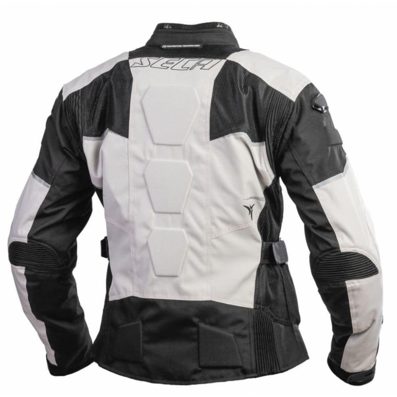 Jachetă de motocicletă pentru femei SECA Stream III gri lichidare