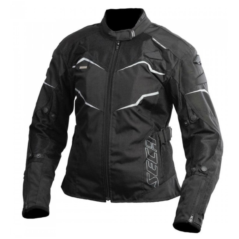 Jachetă de motociclete pentru femei SECA Stream III negru lichidare
