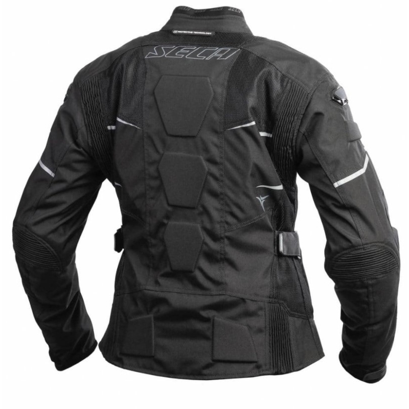 Jachetă de motociclete pentru femei SECA Stream III negru lichidare