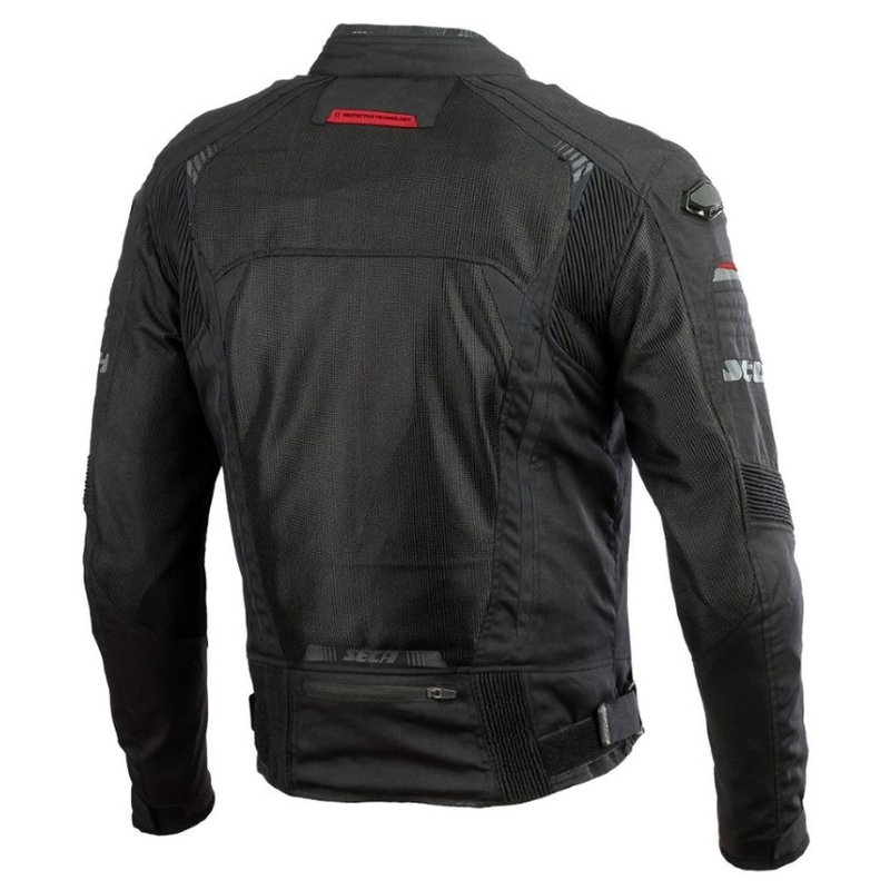 Jachetă pentru motociclete SECA SuperAir negru lichidare