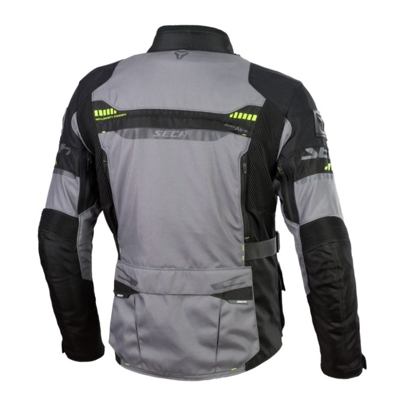 Geacă de motocicletă SECA Arrakis II gri-negru lichidare