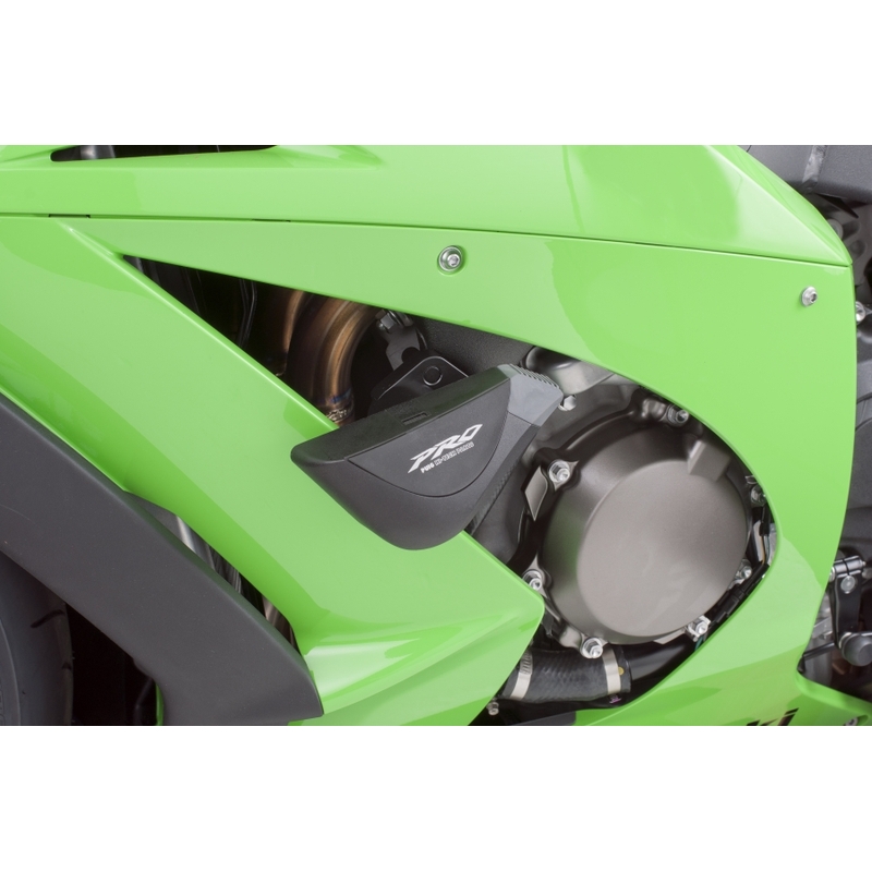 Protecții căptușite Puig PRO - Kawasaki ZX-10R (11-15) negru