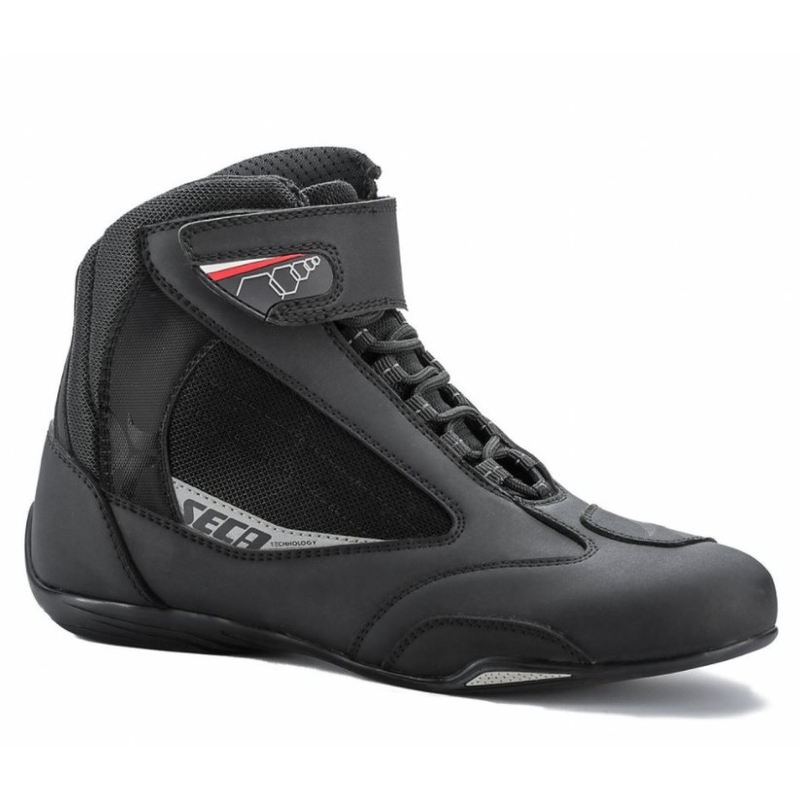 SECA Traffic cizme de motocicletă negre lichidare