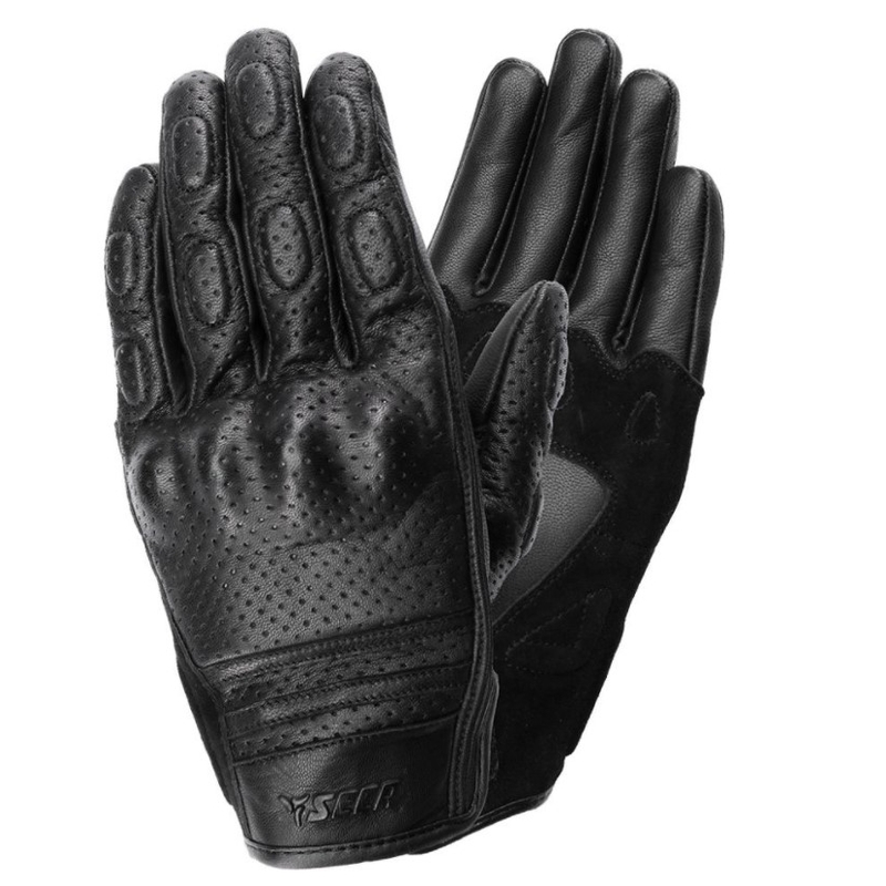 Mănuși de motocicletă SECA Tabu II Perforate negru lichidare