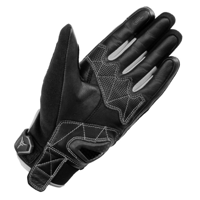 SECA X-Stretch mănuși de motocicletă negru-gri lichidare