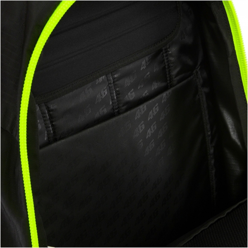 Rucsac VR46 Valentino Rossi Ogio negru-fluo-galben