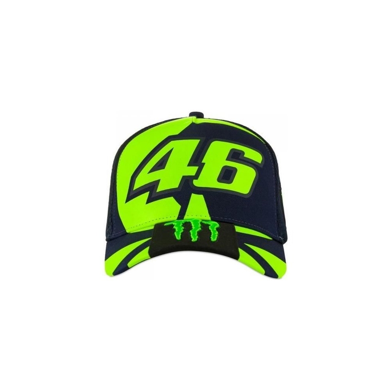 Șapcă pentru copii VR46 Valentino Rossi albastru-galben-fluo