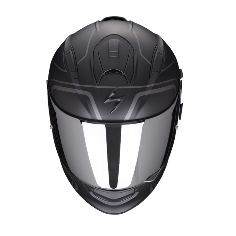 Cască integrală pentru motociclete SCORPION EXO-491 WEST negru mat-argintiu mat