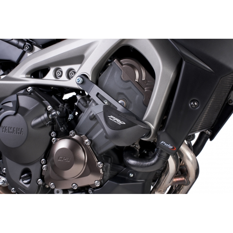 Protecții căptușite Puig PRO - Yamaha MT-09 (13-15) negru