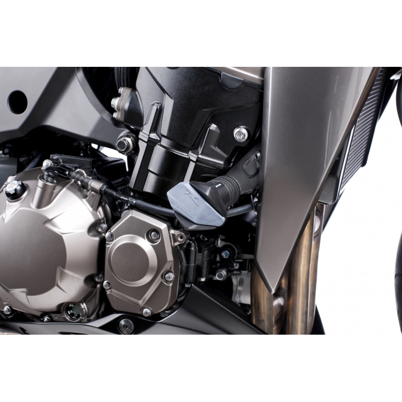 Benzile de rulare căptușite Puig R12 - Kawasaki Z1000 (14-15) negru