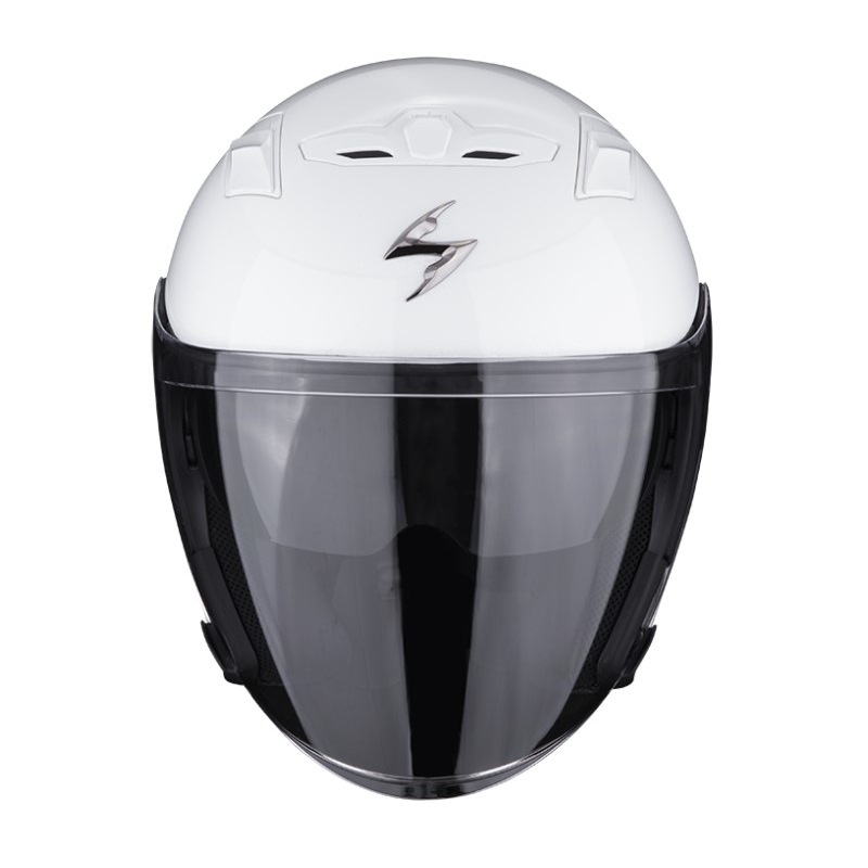 Cască de motocicletă deschisă SCORPION EXO-230 alb Solid