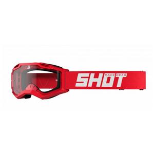 Ochelari de motocros Shot Assault 2.0 Solid roșu