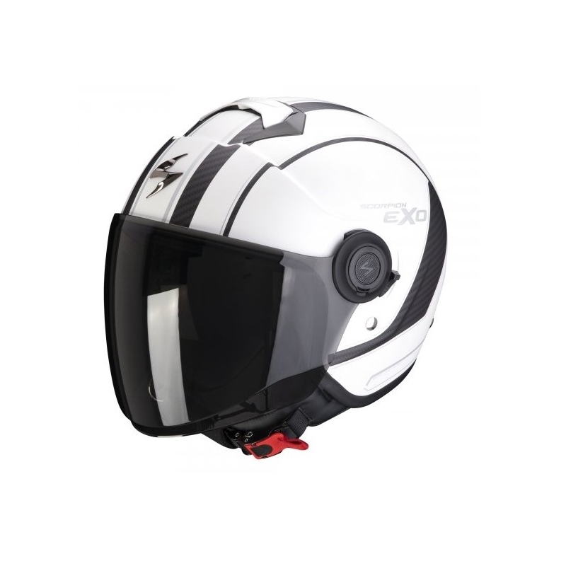 Cască de motocicletă deschisă SCORPION EXO-CITY SCOOT mată alb-negru