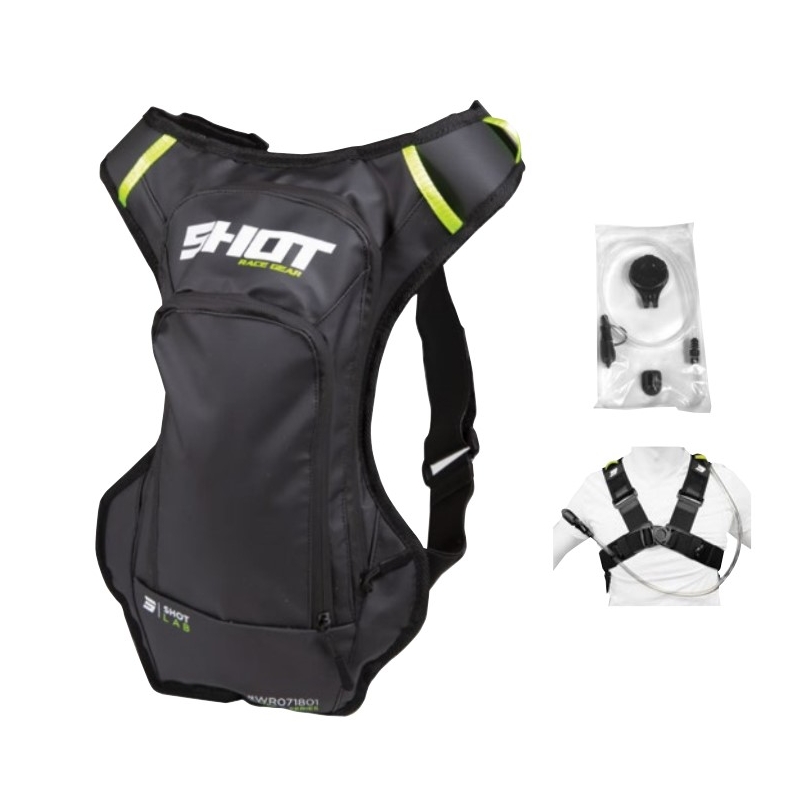 Hydrobag Shot Rando Climatic negru-galben-fluo