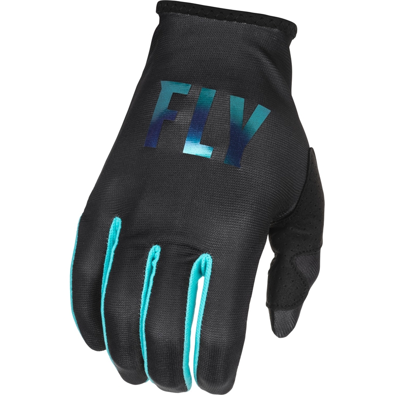 Mănuși de motocross pentru femei FLY Racing Lite 2022 negru și albastru