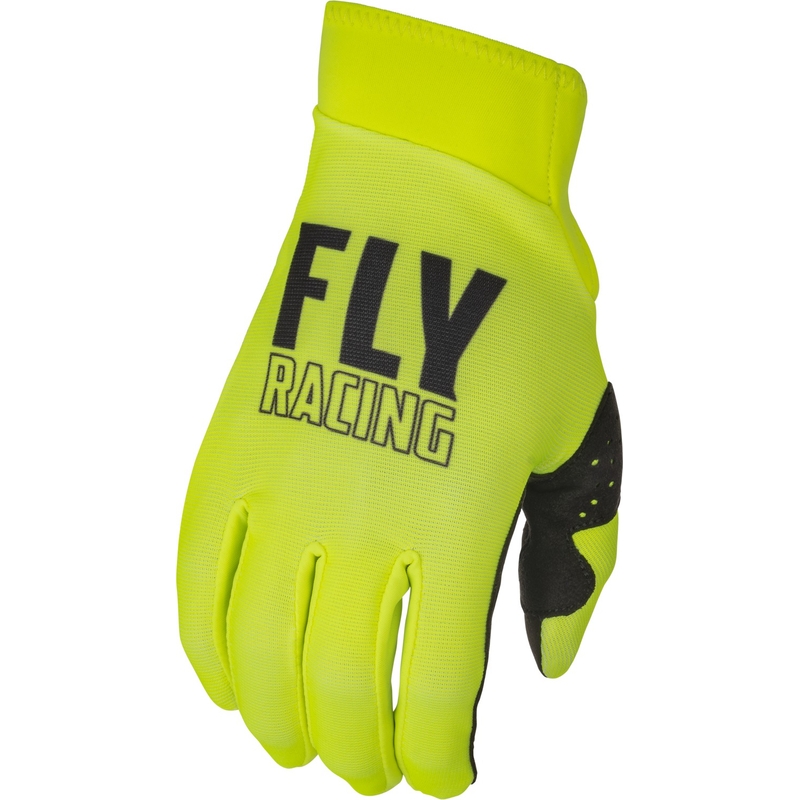 Mănuși de motocros FLY Racing Pro Lite negru-fluo galben