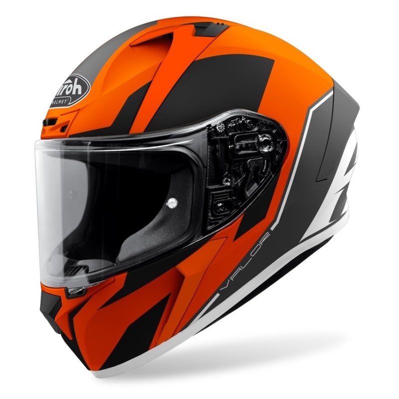 Cască de motocicletă integrală Airoh Valor Wings 2021 portocaliu mată