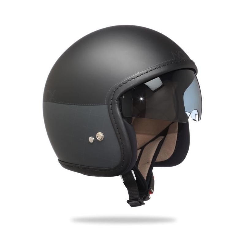 Cască de motocicletă Nox N240 negru-gri lichidare