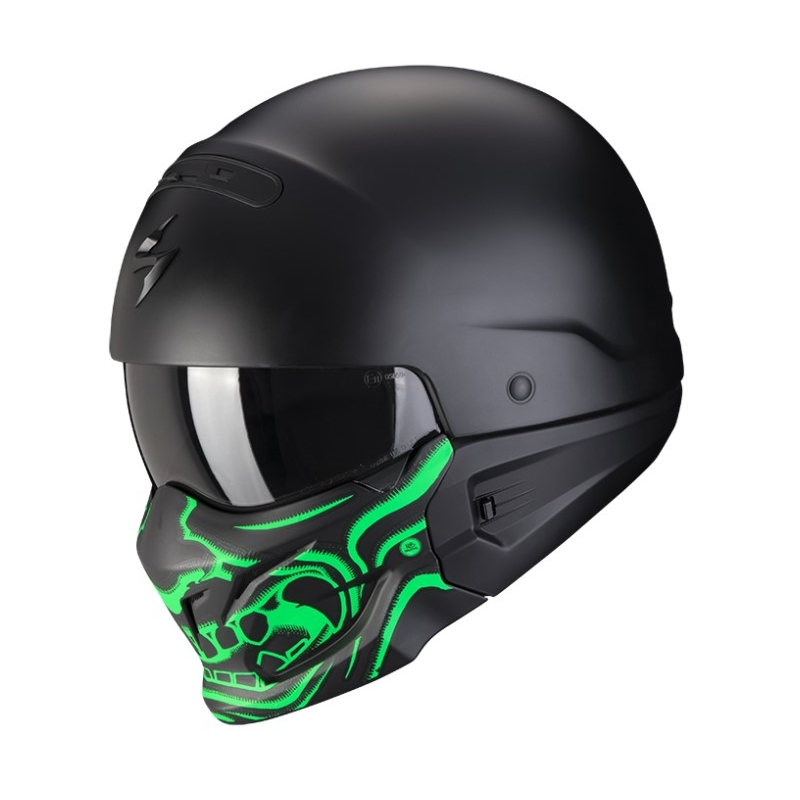 Cască Scorpion EXO-COMBAT EVO Samurai negru-verde Scorpion EXO-COMBAT EVO Samurai negru-verde