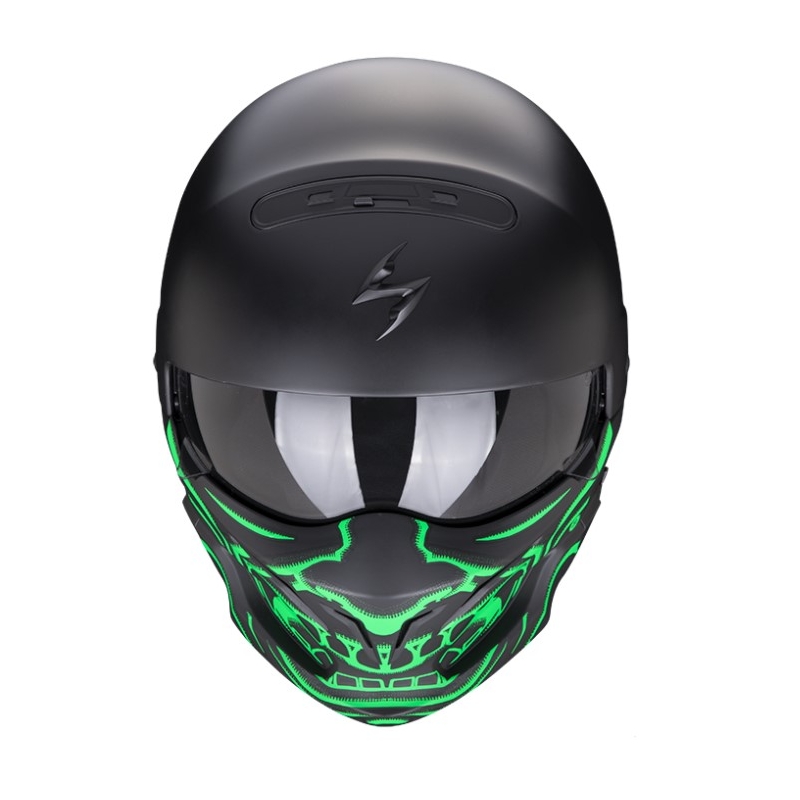 Cască Scorpion EXO-COMBAT EVO Samurai negru-verde Scorpion EXO-COMBAT EVO Samurai negru-verde