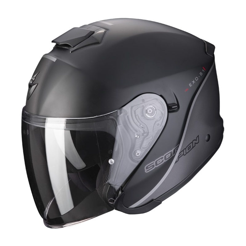 Cască de protecție deschisă Scorpion EXO-S1 ESSENCE negru mat-argint