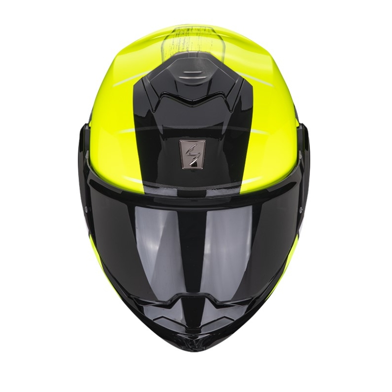 Cască de motocicletă pliabilă Scorpion EXO-TECH PRIMUS galben neon-negru lichidare