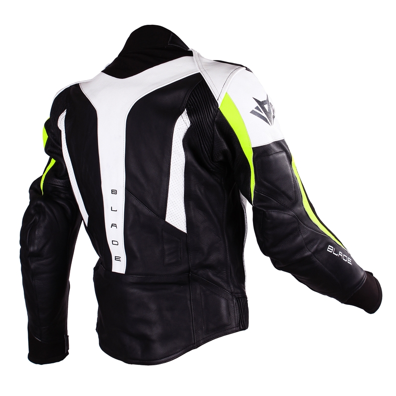 Jachetă pentru bărbați RSA Blade negru-alb-alb-albastru-galben-fluo výprodej lichidare