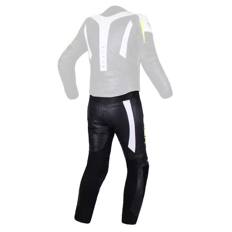 Pantaloni bărbați RSA Blade negru-alb-alb-albastru-galben-fluo výprodej lichidare