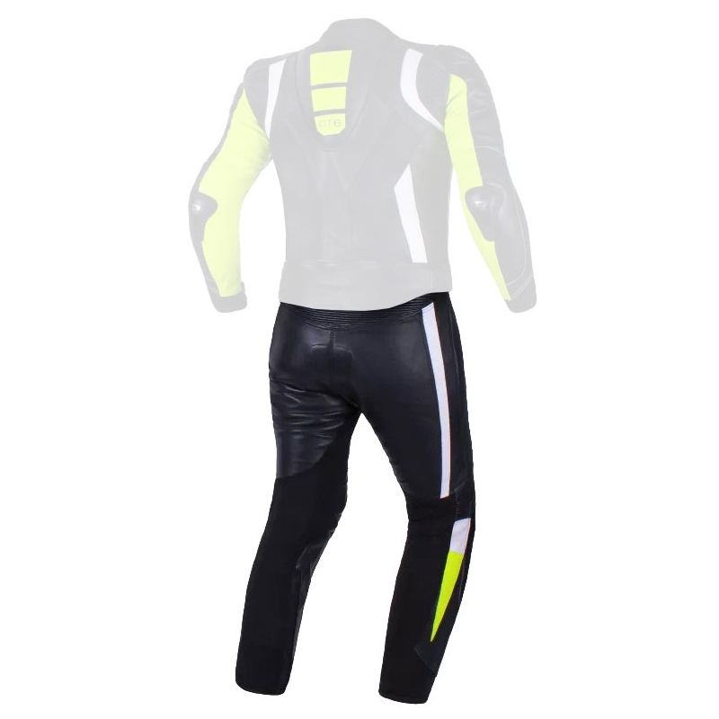 Pantaloni pentru bărbați Street Racer GT6 negru-alb-galben fluorescent lichidare