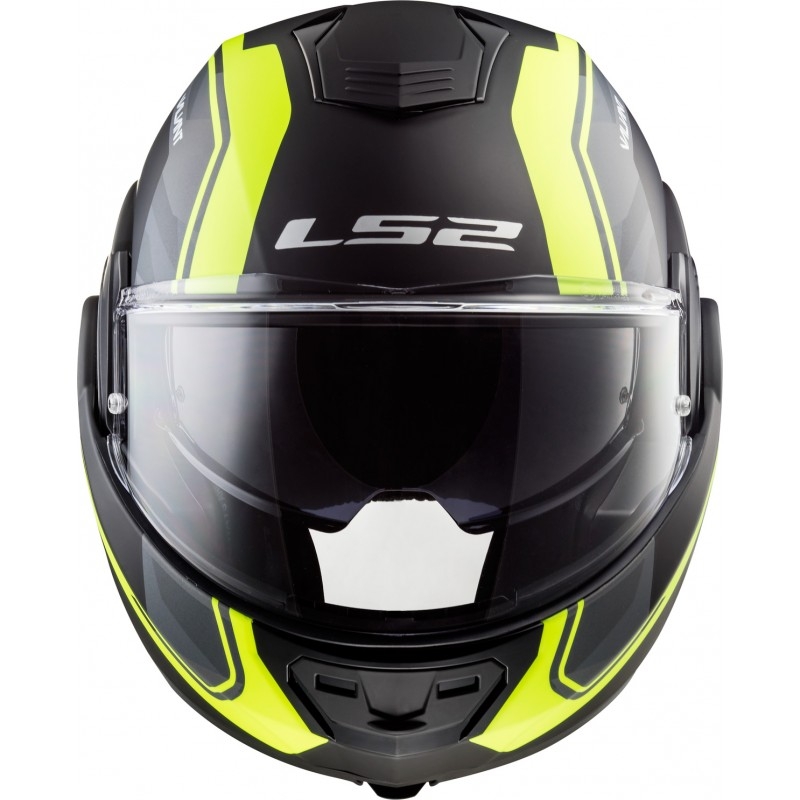 Cască de protecție LS2 FF399 Valiant Line negru-galben-fluo - II. calitate