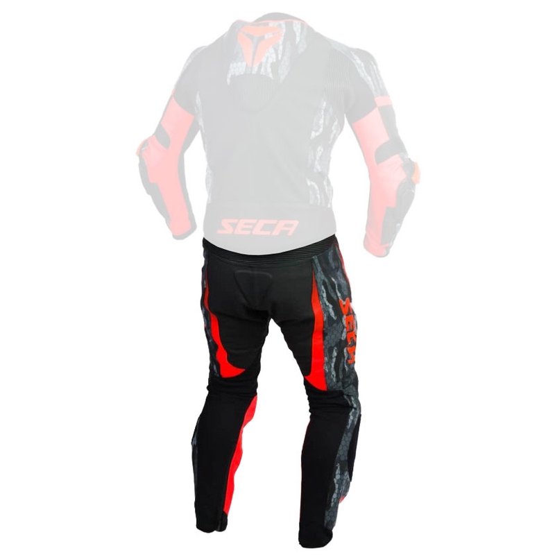 Pantaloni pentru bărbați SECA SRS II negru-roșu-fluorescent lichidare