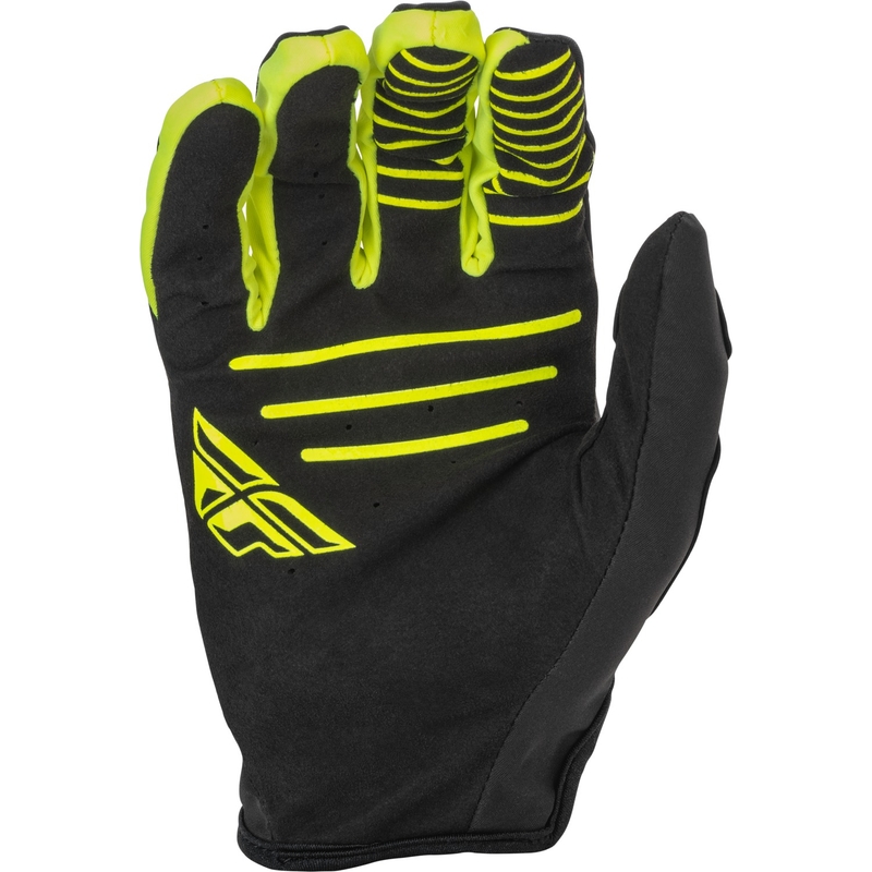 Mănuși de motocross FLY Racing Windproof negru-fluo galben