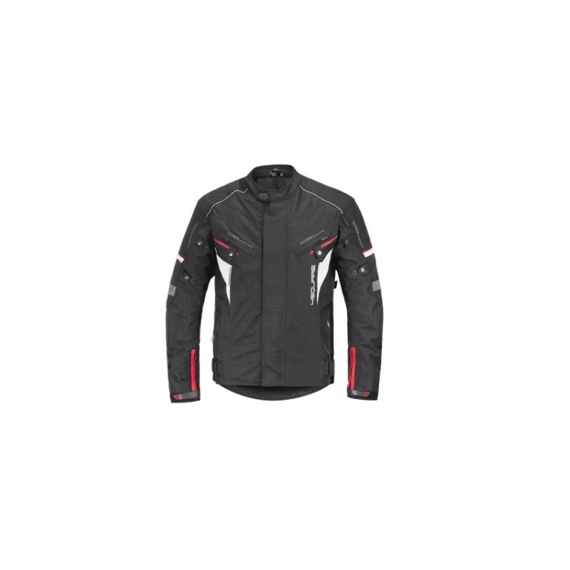 Jacheta de motociclete 4SQUARE Roadster negru-alb-roșu lichidare