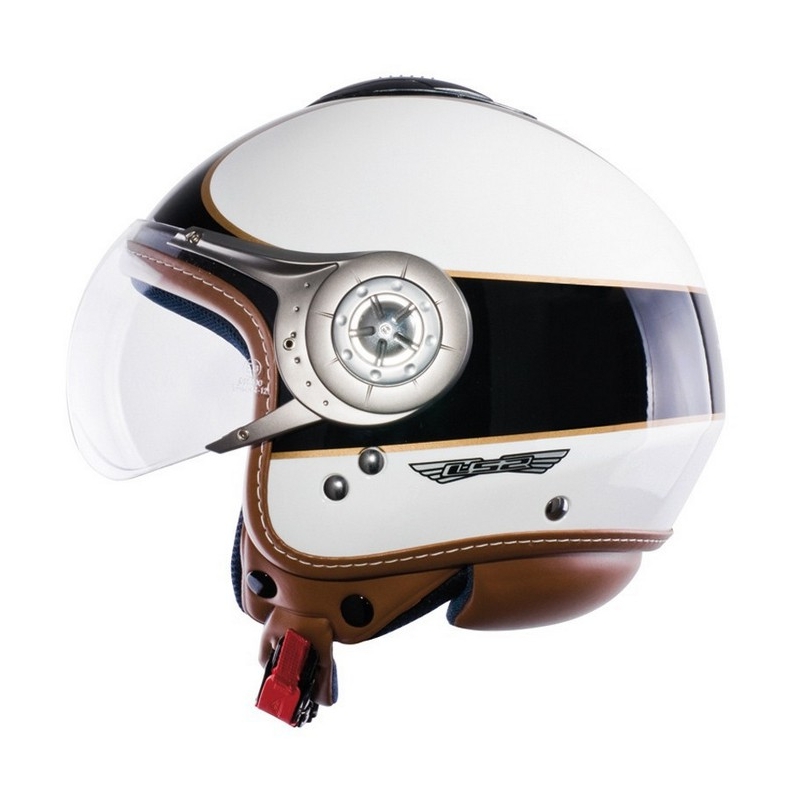 LS2 Cruiser Cruiser White Open Motociclete Casca lichidare