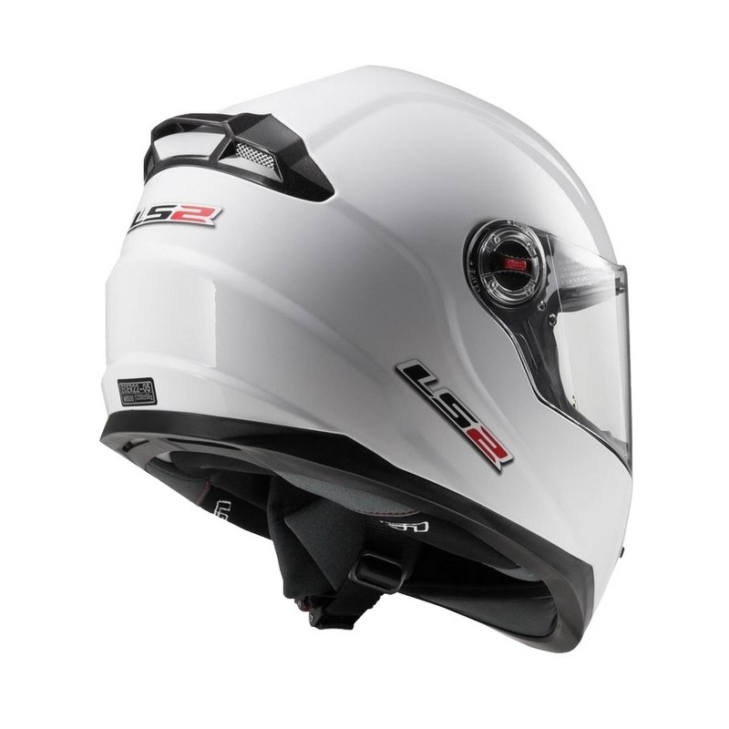 Casca de motocicletă pentru copii LS2 FF392 Mono Junior alb lichidare