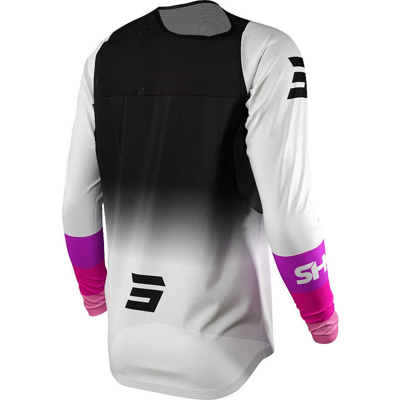 Tricou motocross pentru femei Shot Shelly negru-alb-roz negru-rosu lichidare