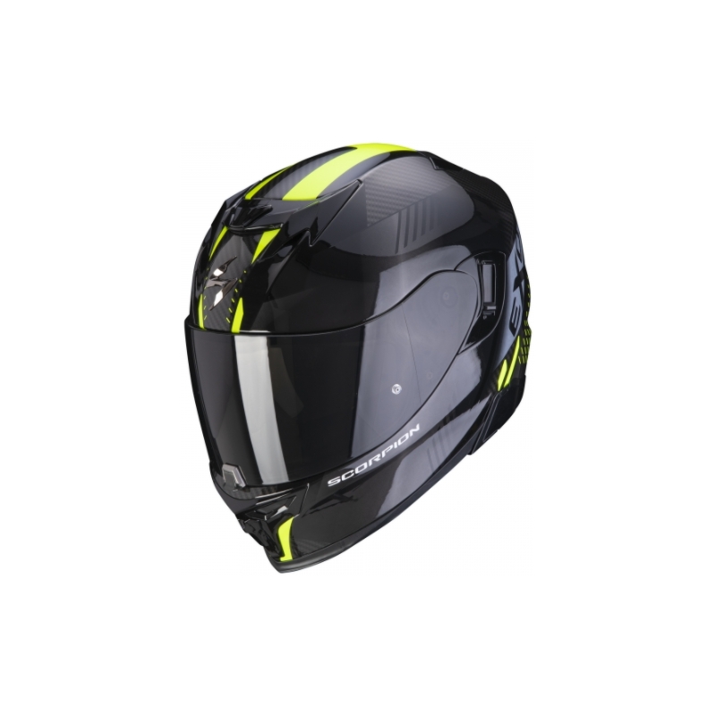Cască integrală Scorpion EXO-520 AIR Laten negru-galben-fluo - II. calitate