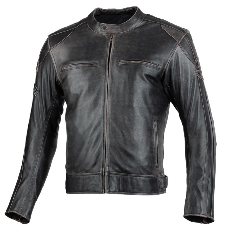 Geacă de motocicletă SECA Aviator II negru-maroniu