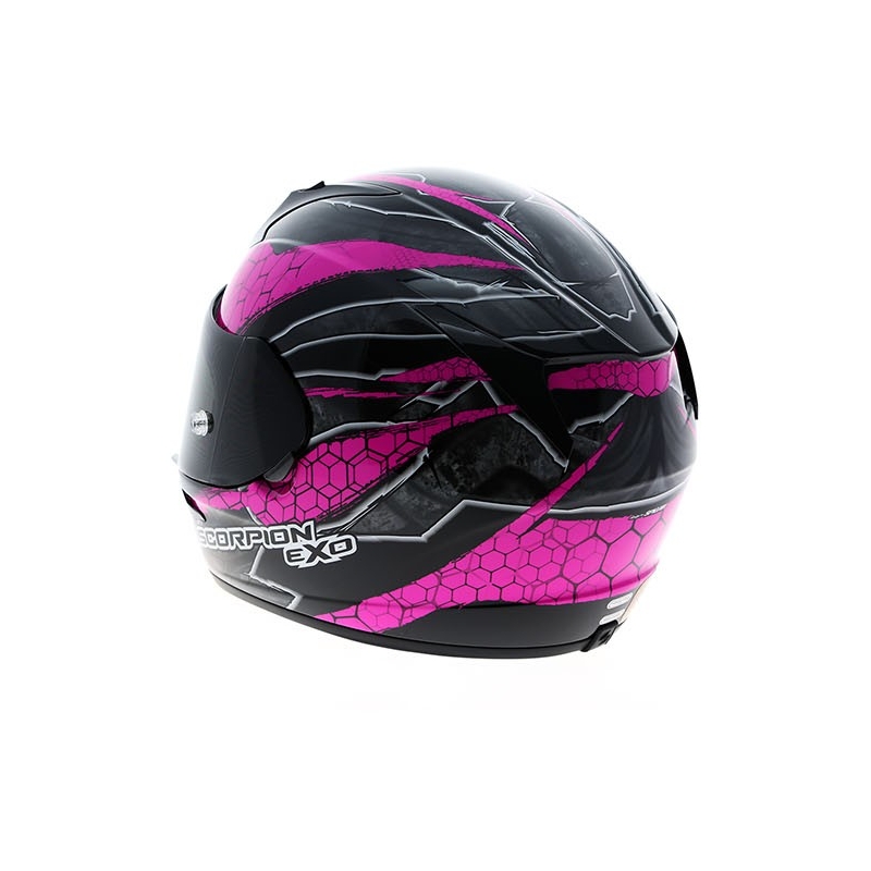 Cască integrală Moto Scorpion EXO-410 Rad negru-roz