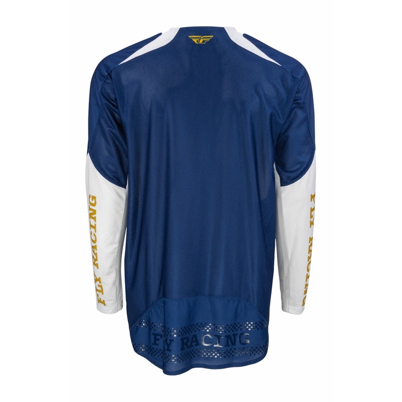 Tricou de motocros FLY Racing Evolution DST 2022 albastru-auriu-albastru