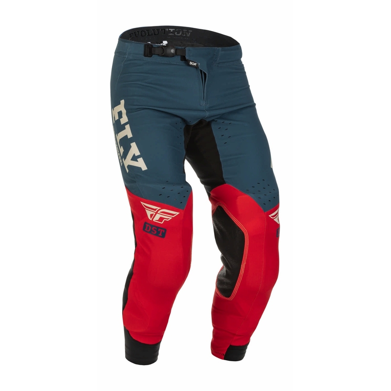 Pantaloni de motocros FLY Racing Evolution DST 2022 roșu-gri