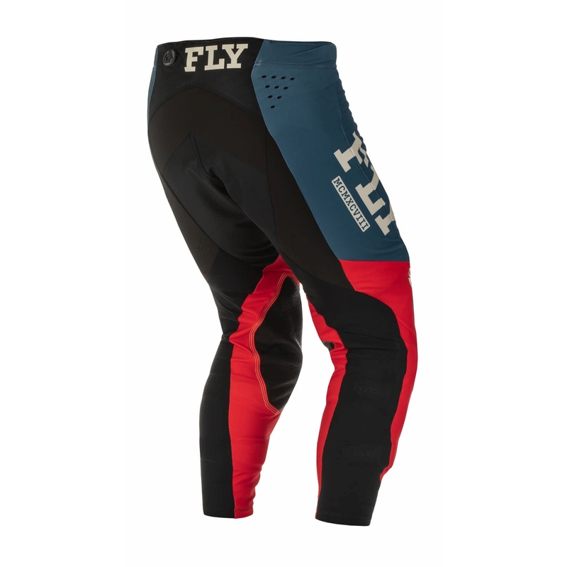Pantaloni de motocros FLY Racing Evolution DST 2022 roșu-gri