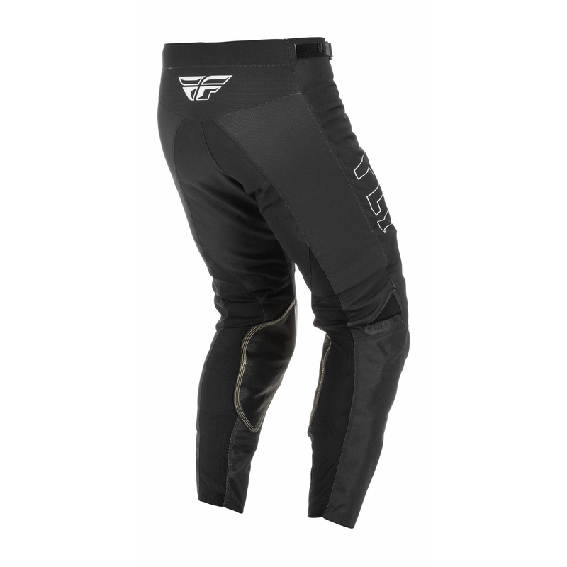 FLY Racing Kinetic Fuel 2022 Pantaloni de motocros negru și alb