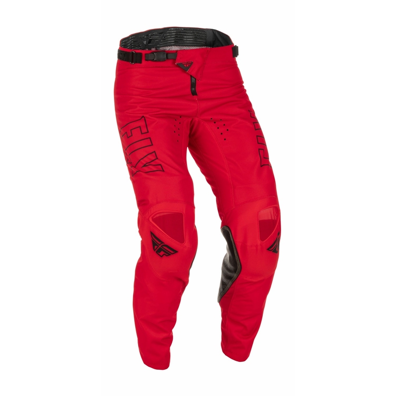 Pantaloni motocross FLY Racing Kinetic Fuel 2022 negru și roșu